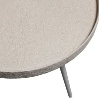 Bounds bijzettafel XL hout/metaal naturel 40XØ76 cm